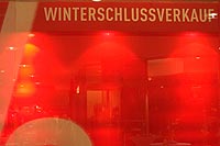 G&uuml;nstig Einkaufen in M&uuml;nchen: Winterschlussverkauf WSV (Foto: Marika-Laila Maisel)
