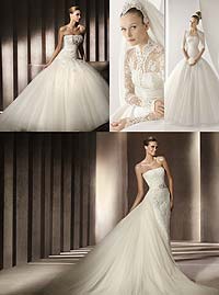 Leopldstr/Ecke Trautenwolfstr. 02 Flamenco Claudia Klimm Spanische Exclusiv-Brautmode + Abendkleider Fotos: Rosa Clara, Pronovias Fotocollage: Marikka-Laila Maisel