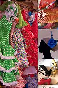 Internet-Shopping! Flamenco Online-Shop Spanische Tanzkleider, Tanz-Schuhe und Tanz-Accessoires per Klick geordern Fotos: Marikka-Laila Maisel