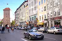 Einkaufsstraßen in München: Tal - Haus für Haus - Tal Straße in München Foto: Martin Schmitz