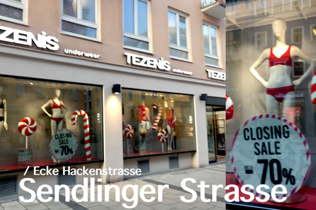 Dessous und Underwear für lau bei Tezenis Sendlinger Strasse Foto: Marikka-Laila Maisel