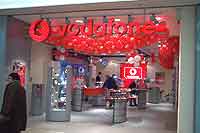 Riem Arcaden: vodafone D2 Shop Handy, Flatrat, Internet (Foto: Martin Schmitz)