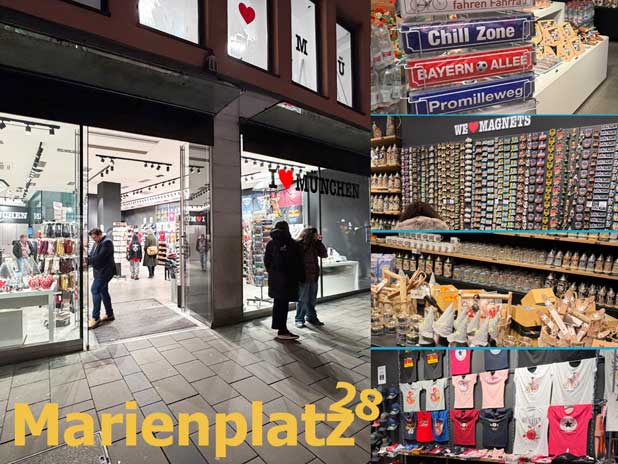 Ein "I Love München" Shop eröffnete am Marienplatz Anfang Februar 2026 Fotos: Martin Schmitz