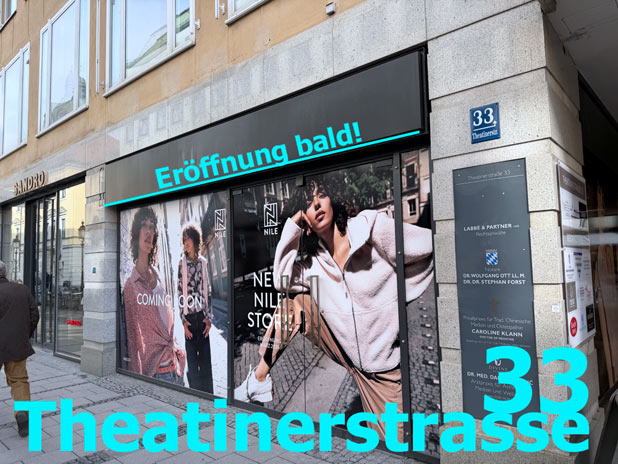 Ein Nile Store er&ouml;ffnet in M&uuml;nchen in der Theatinerstrasse, demn&auml;chst Foto: Martin Schmitz